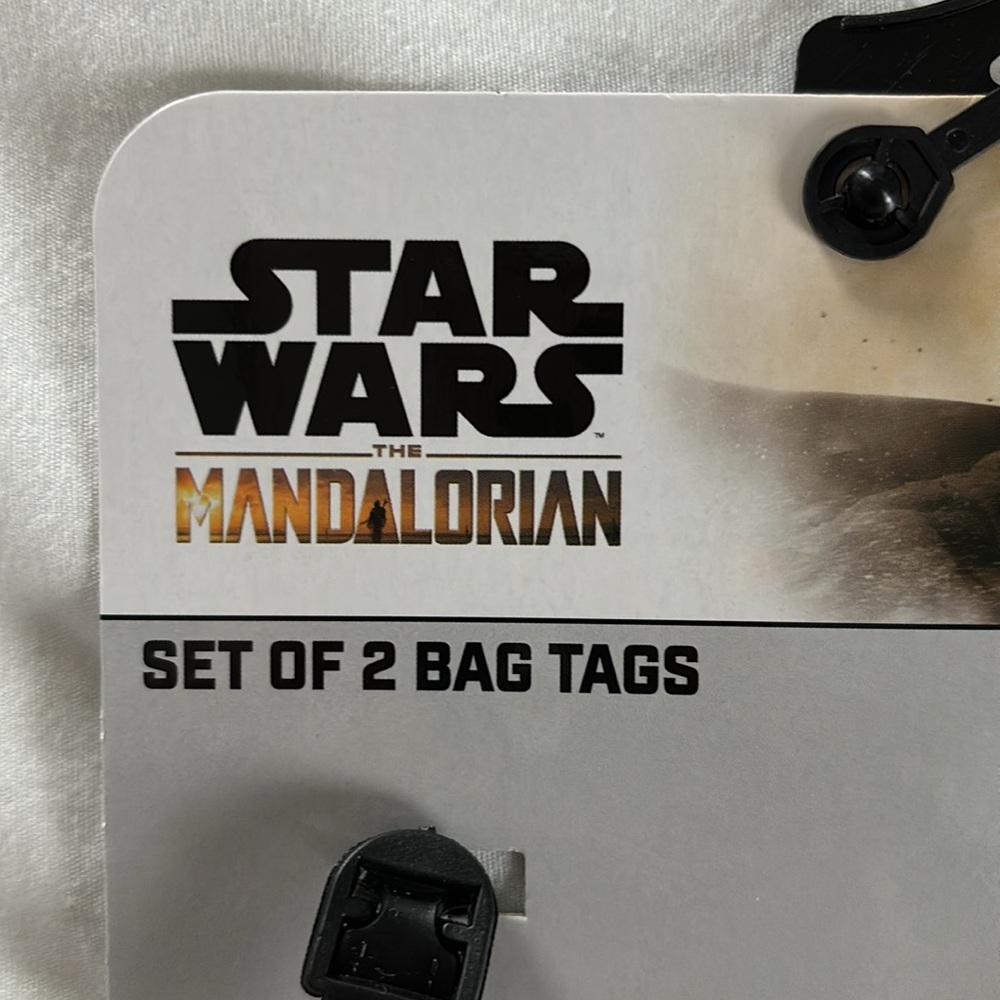 NWT Star Wars Mandalorian Bag Tags- New - Picture 2 of 10